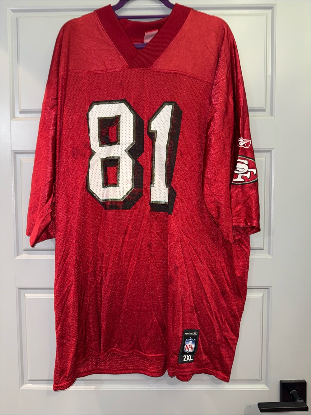 Vintage Reebok Owens #81 Football Jersey 49ers